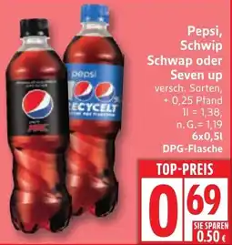 Edeka Pepsi, Schwip Schwap oder Seven up Angebot