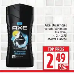 Edeka Axe Duschgel Angebot