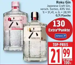 Edeka Roku Gin Angebot