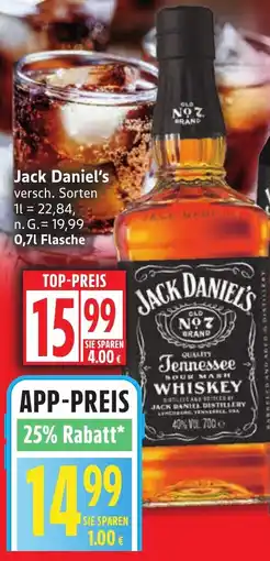 Edeka Jack Daniel's Angebot