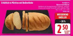 Edeka Schäfer's Bauernweiẞbrot Angebot