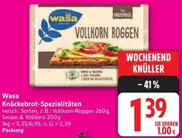 Edeka Wasa Knäckebrot-Spezialitäten Angebot