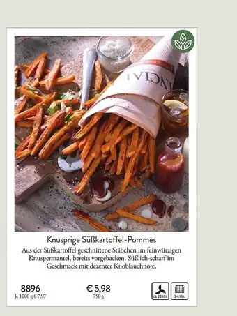 Eismann Knusprige Süßkartoffel-pommes Angebot