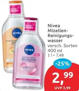 Budni Nivea Mizellen Reinigungswasser Angebot