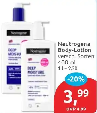 Budni Neutrogena Body-Lotion Angebot