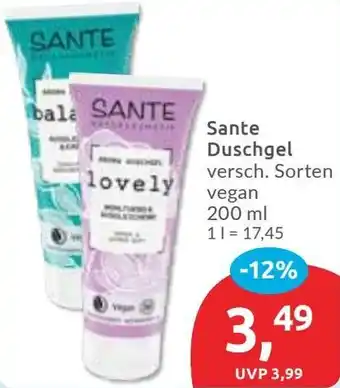 Budni Sante Duschgel Angebot