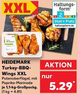 Kaufland HEIDEMARK Turkey-BBQ Wings XXL Angebot