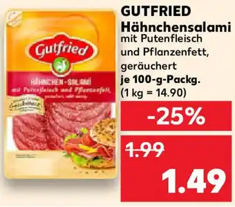 Kaufland GUTFRIED Hähnchensalami Angebot