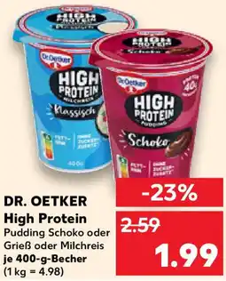 Kaufland DR. OETKER High Protein Angebot