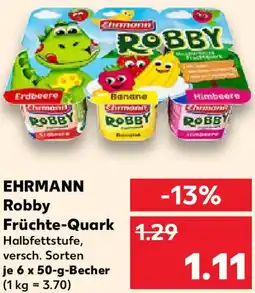 Kaufland EHRMANN Robby Früchte-Quark Angebot