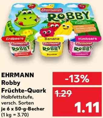Kaufland EHRMANN Robby Früchte-Quark Angebot