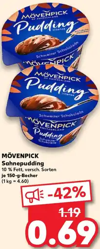 Kaufland MÖVENPICK Sahnepudding Angebot