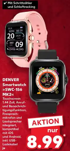 Kaufland DENVER Smartwatch SWC-156 MK2 Angebot