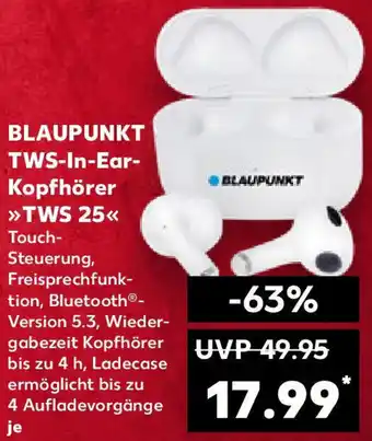 Kaufland BLAUPUNKT TWS-In-Ear Kopfhörer TWS 25 Angebot