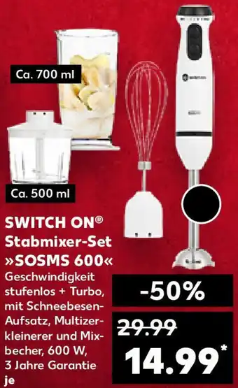 Kaufland SWITCH ON Stabmixer-Set SOSMS 600 Angebot