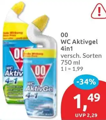 Budni 00 WC Aktivgel 4in1 Angebot