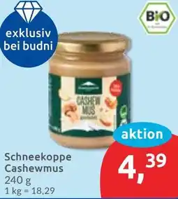 Budni Schneekoppe Cashewmus Angebot