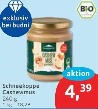 Budni Schneekoppe Cashewmus Angebot