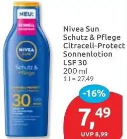 Budni Nivea Sun Schutz & Pflege Citracell-Protect Sonnenlotion LSF 30 Angebot
