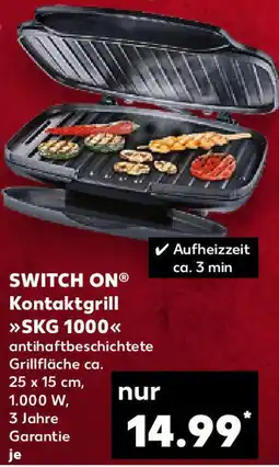 Kaufland SWITCH ON Kontaktgrill SKG 1000 Angebot