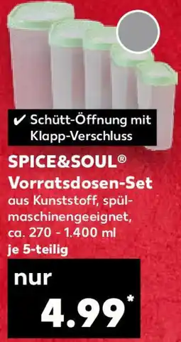 Kaufland SPICE&SOUL Vorratsdosen-Set Angebot