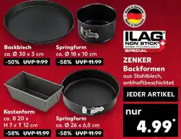 Kaufland ZENKER Backformen Angebot