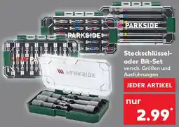 Kaufland PARKSIDE Steckschlüssel oder Bit-Set Angebot