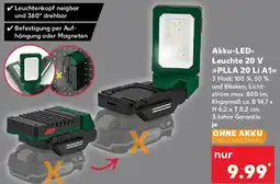 Kaufland PARKSIDE Akku-LED Leuchte 20 V ,,PLLA 20 Li A1" Angebot