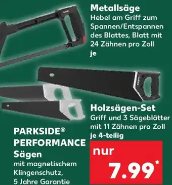 Kaufland PARKSIDE PERFORMANCE Sägen Angebot