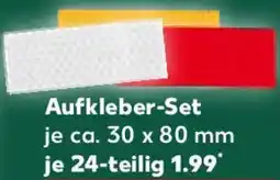 Kaufland Aufkleber-Set Angebot