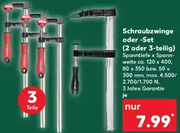Kaufland PARKSIDE Schraubzwinge oder -Set Angebot