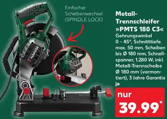 Kaufland PARKSIDE Metall Trennschleifer PMTS 180 C3 Angebot