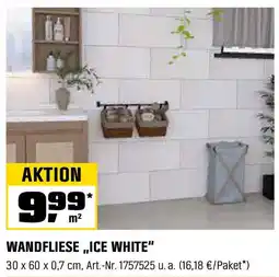 OBI WANDFLIESE„,ICE WHITE" Angebot