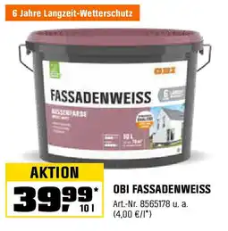 OBI OBI FASSADENWEISS Angebot