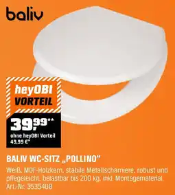 OBI BALIV WC-SITZ ,,POLLINO" Angebot