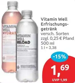 Budni Vitamin Well Erfrischungsgetränk Angebot