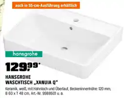 OBI hansgrohe WASCHTISCH ,,XANUIA Q" Angebot
