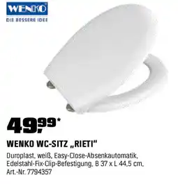 OBI WENKO WC-SITZ „RIETI" Angebot