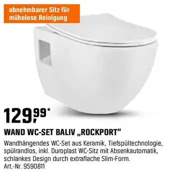 OBI WAND WC-SET BALIV „ROCKPORT" Angebot