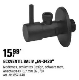 OBI ECKVENTIL BALIV,,EV-3420" Angebot
