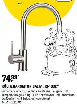 OBI KÜCHENARMATUR BALIV „KI-1832" Angebot
