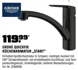 OBI GROHE QUICKFIX KÜCHENARMATUR ,,START" Angebot