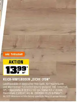 OBI KLICK-VINYLBODEN „EICHE LYON" Angebot
