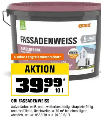 OBI OBI FASSADENWEISS Angebot