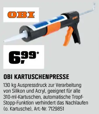 OBI OBI KARTUSCHENPRESSE Angebot