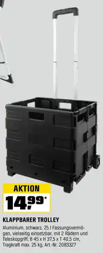 OBI KLAPPBARER TROLLEY Angebot