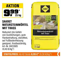 OBI SAKRET NATURSTEINMÖRTEL MIT TRASS Angebot