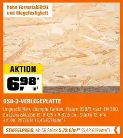 OBI OSB-3-VERLEGEPLATTE Angebot