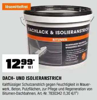 OBI DACH- UND ISOLIERANSTRICH Angebot