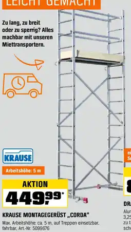 OBI KRAUSE MONTAGEGERÜST „CORDA” Angebot